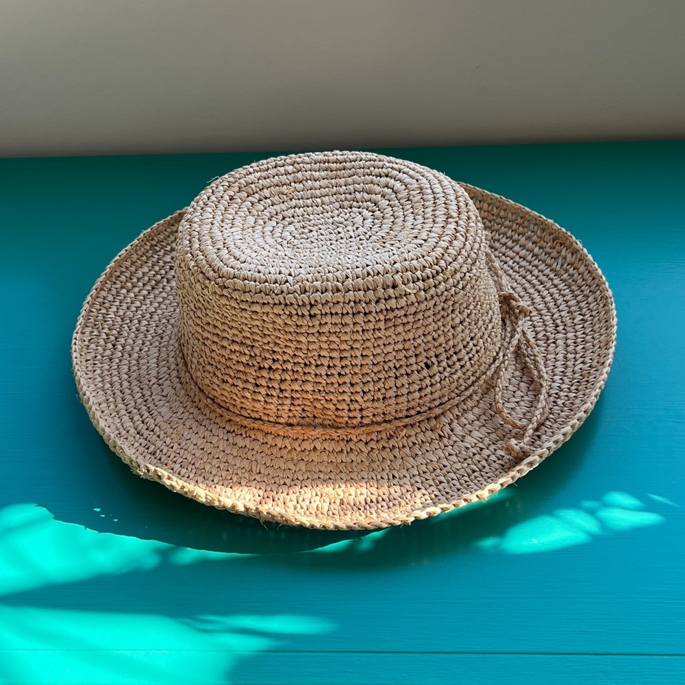 Scala Crochet 100% Raffia Hat - Picture 2 of 5